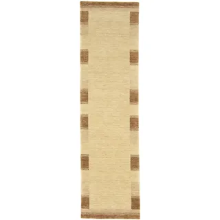 Morgenland Gabbeh Fein Luxo Teppichläufer 80 x 300 cm beige