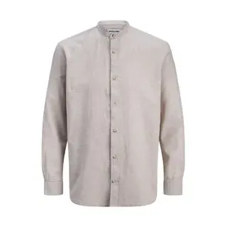 JACK & JONES Langarmhemd Beige M
