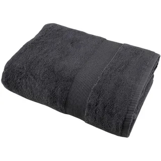 Duschtuch , Anthrazit , Textil , 90x150 cm , saugfähig, Aufhängeschlaufe, strapazierfähig, angenehm weich, hochwertige Qualität, schnelltrocknend, schadstoffgeprüft , Heimtextilien, Badtextilien, Duschtücher