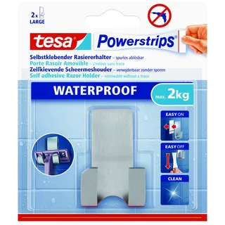Tesa Powerstrips Waterproof Rasiererhalter , 59709-00000-03