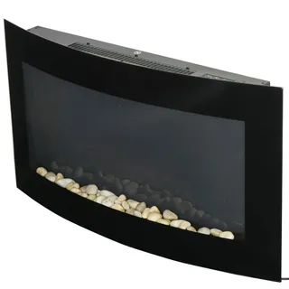 Homcom Wandkamin Schwarz