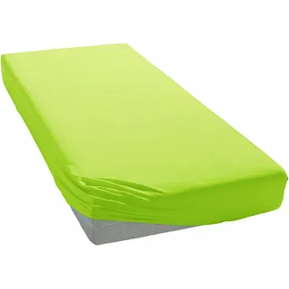 OTTO home Spannbettlaken Jersey 160 x 200 cm grün
