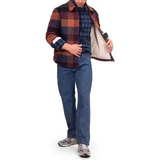 TIMBERLAND - Herren Tartan Flanell Jacke mit Sherpa Futter - Größe XL - Bunt