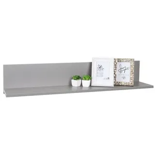 Ricoo Wandregal 98 x 19 x 19 cm Grau