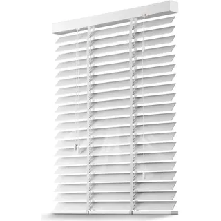 Sol Royal SolDecor BE5 Holzjalousie B130xH250cm Weiß