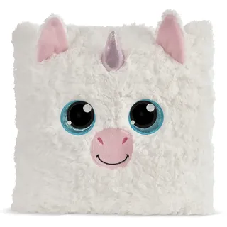 NICI Glubschis Kissen Einhorn Milky-Fee 30 x 30 cm Weiß