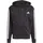 Essentials Three Stripes Fleece Hoodie black-white 095A 3XL