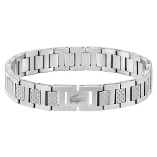 Lacoste Metropole Gliederarmband Silber 2040117 Größe OSFA