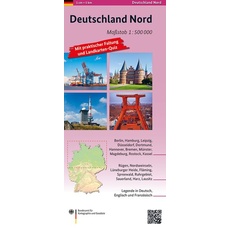 Deutschland Nord 1:500 000. 3 Karten
