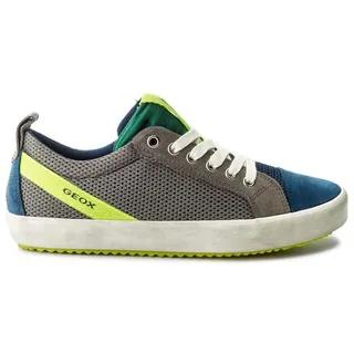 GEOX J ALONISSO BOY Kinder Sportschuhe grau Leder 30 - Grau