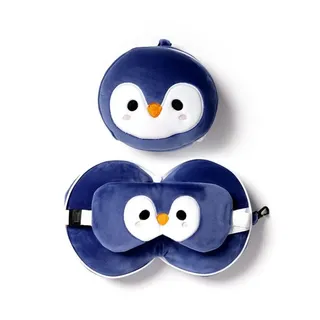 Puckator Relaxeazzz Plüsch Pinguin 40 x 30 cm Blau