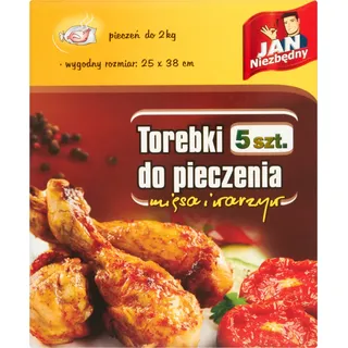 Jan Niezbdny, Torebki do pieczenia misa i warzyw 25x38, 5 sztuk