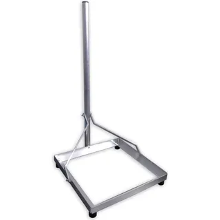 Balkonständer Aluminium 100 cm - Silber