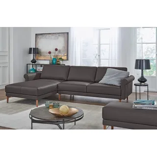 creation by rolf benz Creation BY ROLF BENZ, Ecksofa »CR.450, Designecksofa, Polsterecke, L-Form, 282/178 cm (B/T)« abgerundete Armlehne Schnecke, modern Landhaus, Leder oder Chenille,
