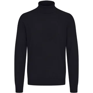 Blend BHBruton Herren, Rollkragenpullover Strickpullover Feinstrick Pullover mit Rollkragen Rippbündchen, regular fit, Größe:L, Farbe:Black (194007)