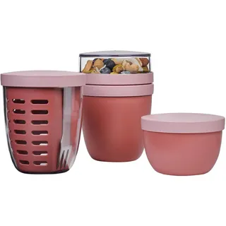 Mepal Lunchpot 3-teilig rosa 2 x 2 x 2 cm 0,2 l