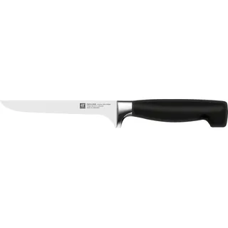 Zwilling Vier Sterne Ausbeinmesser 14 cm Schwarz