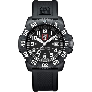 Luminox Original Navy Seal XS.3051.F Herrenuhr 44mm - Taucheruhr in Schwarz mit Datumsanzeige 200m wasserdicht
