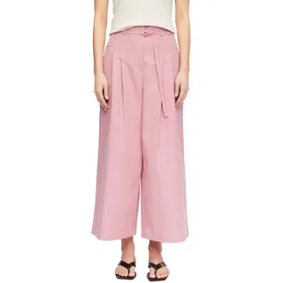 Comma Wide-Leg-Hose mit Bundfalten in Ankle-Länge
