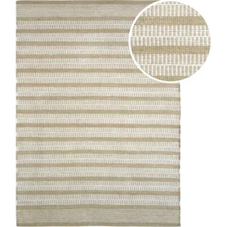 AXI Aruba Outdoor-Teppich, Gelb, Rechteckig | Gartenteppich für kleine Sitzbereiche / Bistro-Set | Außenteppich für Garten / Balkon / Terrasse - Gelb