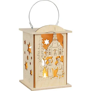 Saico Original »Seiffener Kirche, warmweiß für Batteriebetrieb« LED-Modul Nutzung mit Teelicht oder LED-Stripe, BxHxT: 16x12x12 cm