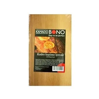 Kamado Bono Aromatisiertes Zedernholz-Backbrett