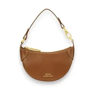 Polo Ralph Lauren für Damen. 427938050006 Leder-Kartenetui mit Polo ID braun (OSFA), Lässig, Klassisch