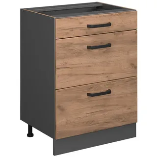 Vicco Schubladenschrank R-Line 60 x 46 x 81,6 cm Gold