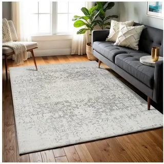 livabliss »SYRACUSA« rechteckig 11 mm Höhe Kurzflor Orientteppich, Wohnzimmer, Schlafzimmer, Orange,