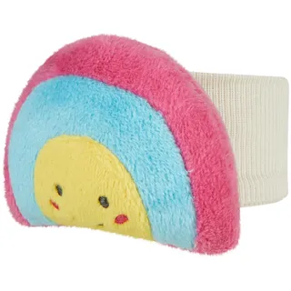 Sterntaler Armrassel Regenbogen, Baby-Spielzeug für Hände, elastisches Bündchen, leicht anzuziehen, Rassel zum Spielen und Greifen, 5×6,5×3 cm, bunt