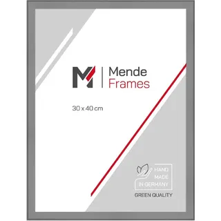 MendeFrames H080 Fotorahmen, Holz, hellgrau, 30x45 cm, normales Glas - Hellgrau