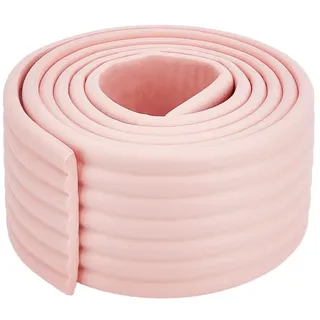 OLYCRAFT 2 m Rosa Leiterpolster Für Etagenbetten 80mm Breit Selbstklebende Polsterung Traktionsstufen Antikollisionsstreifen Eckenschutz Mit Klebstoff Für Treppenstufen Möbelecken