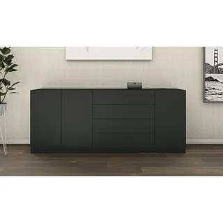 borchardt Möbel Sideboard »Vaasa«, Breite 190 cm, schwarz