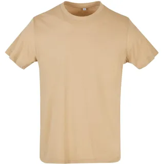 Build Your Brand Herren BB010-Basic Round Neck T-Shirt, unionbeige, 4XL