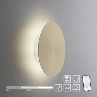 Paul Neuhaus Wandleuchte »AKKU PUNTU« LED-Board 1 Stk. Warmweiß, braun