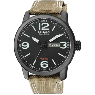 Citizen Herren Analog Quarz Nylon 42 mm BM8476-23EE