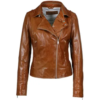 Freaky Nation Lederjacke "Glaze-FN", braun