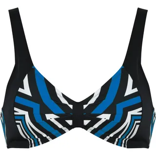 Naturana Balconette-Bikini-Top »City Vibes« atmungsaktive Innenfutter, mit Muster, verstellbare Träger, mit Bügel, bunt