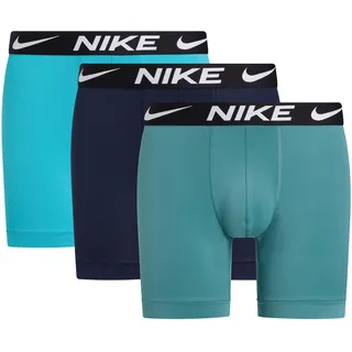 NIKE Underwear Boxer, (Packung, 3 St.), mit kontrastfarbenem Markenlabel, bunt