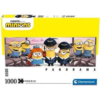 Clementoni 82134 - Puzzle - Minions 1000 Teile Panoramaformat Kinder Erwachsene Filmspaß