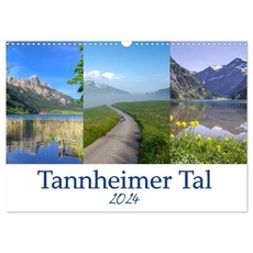 Tannheimer Tal (Wandkalender 2024 DIN A3 quer), CALVENDO Monatskalender