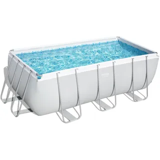 Power Steel Frame Pool Set 412 x 201 x 122 cm inkl. Sandfilter