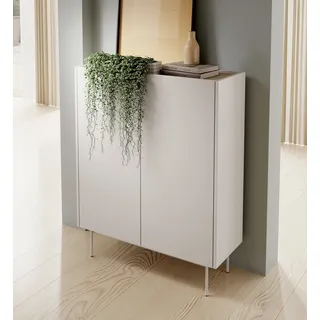Kaschmir-Eiche 122 Cm Schrank - Modern, 2 Türen, Laminierte Platte