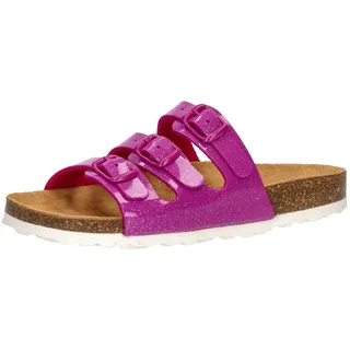 LICO Bioline Kids Glitter Pantolette Rosa 35