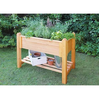 Promadino Blumenkasten PROMADINO 90 x 60 x 84,5 cm Braun