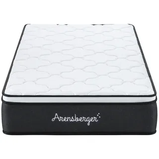 Arensberger Taschenfederkernmatratze Emilia Höhe 23cm 90x200cm , Weiß , Textil , H2 + H3 , 90x200 cm , Schlafzimmer, Matratzen, Taschenfederkernmatratzen