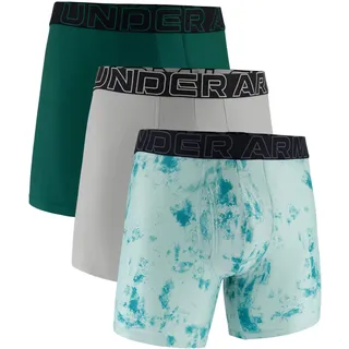 Under Armour Herren Boxershorts TECH-PRINT 16cm 3 Pack UUSHJ193-334 M - Rack Green - M