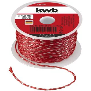 KWB Maurerschnur, 50 m x 1,2 mm, rot