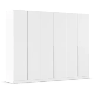 Rauch Möbel Alabama, Kleiderschrank für Schlafzimmer, Kinderzimmer, Wohnzimmer, Garderobe, Flur, 6-türig, mit Zubehör Basic, Farbe Weiß, Breite 271 cm