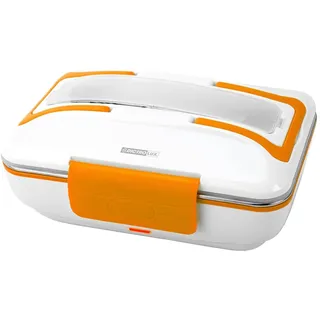 Elektrischer Speisewärmer aus Stahl, thermoisoliert, ausziehbar, Lunchbox, tragbar